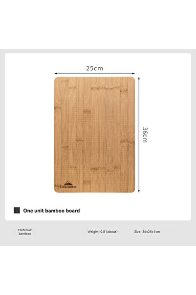 Choice لوح شواء من الخيزران CK-P25 من كامبينج مون، ملحقات شواء محمولة CK-P25،...