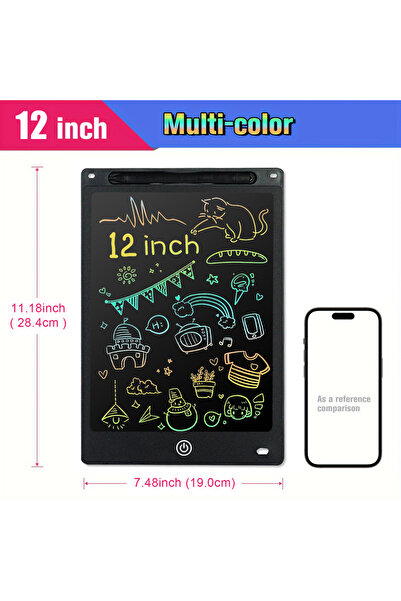 Choice black 12 inch Tablets Electronic Handwriting Pad Writing Board Drawing...