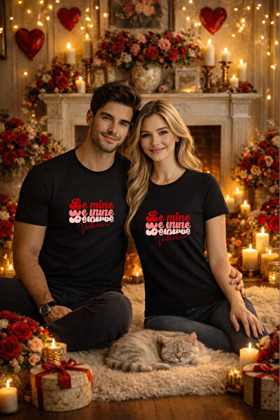 MVRDAR Tricou unisex pentru cupluri, Valentine's Day, Craciun, aniversari si ...