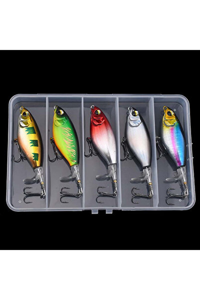 Choice 5 قطع من الطعوم المزيفة بألوان مختلطة من Lua Bait وجرارات عائمة وروابط...