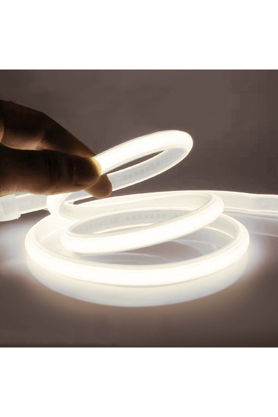 Choice 25M 220V European Plug Natural White 110V 220V Cob LED Tape Outdoor Wa...