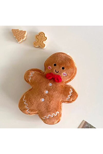 Choice دمية رجل خبز الزنجبيل اللطيفة، لون بني فاتح، طولها 15 سم، قطعة ديكور ر...