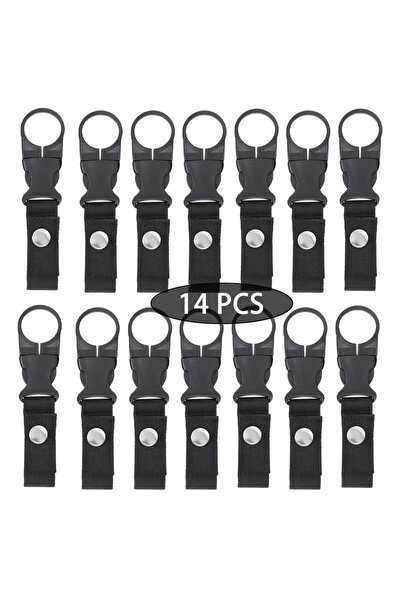 Choice BK-14PCS 14/2/1 قطعة مشبك زجاجة ماء محمول من النايلون المتين مع مشبك أ...