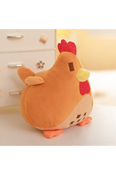 Choice وسادة دجاجة قطيفة ناعمة محشوة، 20 سم × 20 سم، بأربعة ألوان، دمى دجاج ك...