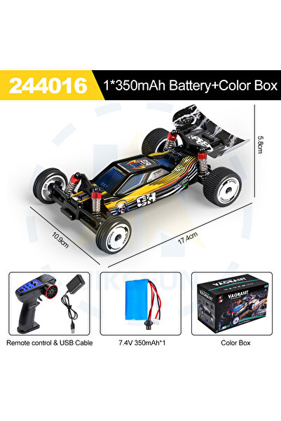 Choice سيارة Wltoys 244016 RC بمقياس 1:24، دفع ثنائي، سيارة سباق كهربائية عال...