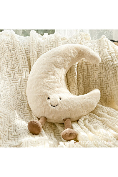 Choice وسادة الشمس والقمر الإبداعية مقاس 25 سم - وسادة ظهر لطيفة للأرائك وعتب...