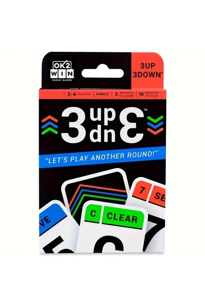Choice 3UP 3DOWN Card Game: Fast-Paced Family Fun with Shocking Endings – Per...