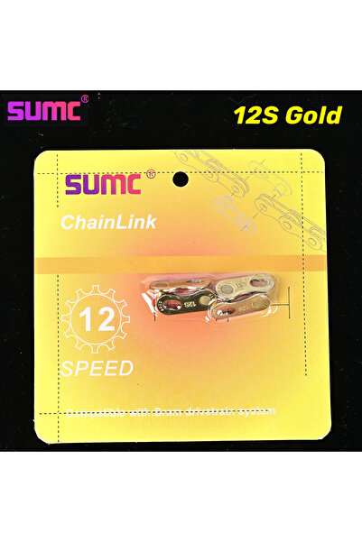 Choice Crescent 12S Gold SUMC Bicycle Chain Master Link (Magic Buckle) for 12...