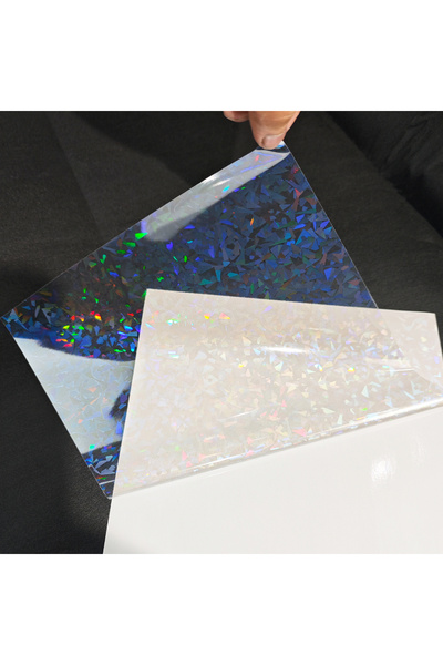 Choice ملصق فينيل شفاف ذاتي اللصق، 20 ورقة من فيلم التغليف البارد ثلاثي الأبع...