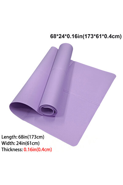 Choice PURPLE 4MM Thick EVA Yoga Mats Anti-slip Sport Fitness Mat Blanket for...