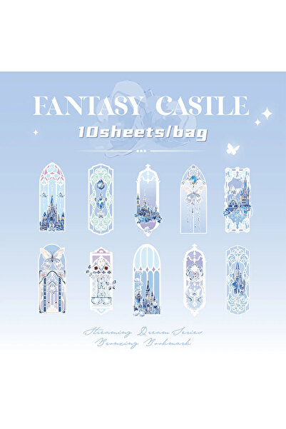 Choice B 10/Pack Fluorescent Fantasy Series Bookmarks, Cute Pvc Reading Bookm...