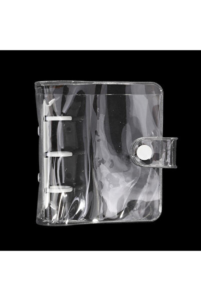 Choice1 Grey white shell Creative Cute Transparent Mini Loose-leaf Hand Book ...