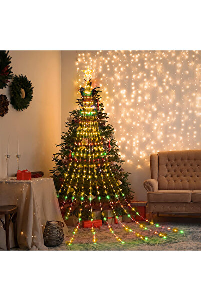 Choice سلسلة إضاءة خماسية بيضاء دافئة مقاومة للماء بطول 3 أمتار/2 متر، أضواء ...