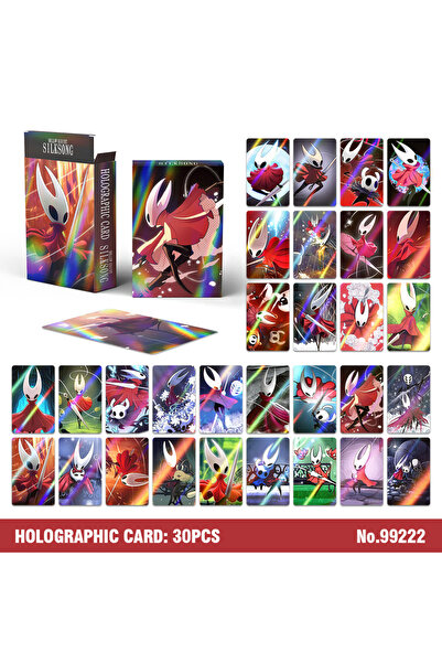 Miniso 30 بطاقة لشخصيات أنمي، بطاقات لومو، هولو نايت، بطاقة ليزر كاملة، بطاقا...