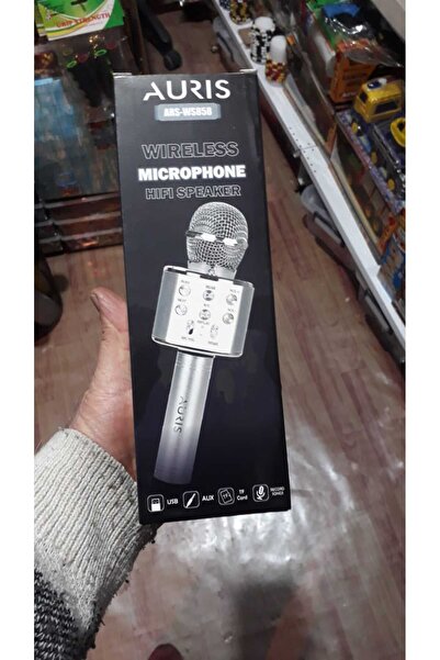Auris Kablosuz Bluetooth Karaoke Mikrofon – Dahili Hoparlör, Ses Değiştirme, ...