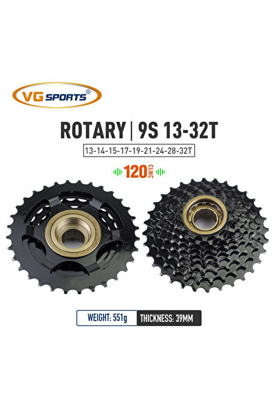 Choice ترس دراجة رياضية VG من النوع C، 9 سرعات، 13-32 سن، قطعة واحدة، 5/6/7/8...