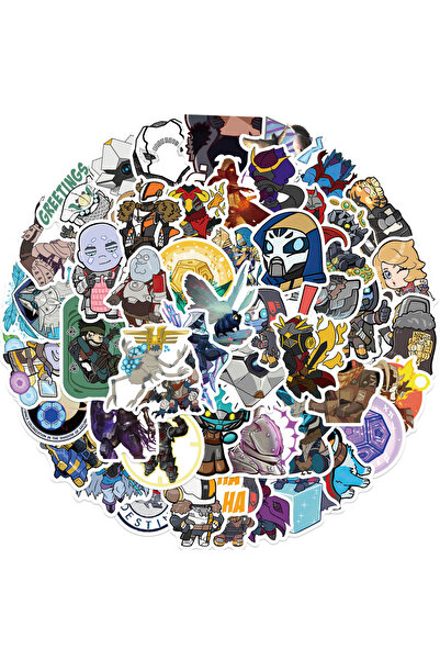 Choice ٥٠ قطعة من ملصقات جرافيتي كرتونية مرحة من لعبة ديستني ٢، مناسبة لتزيين...