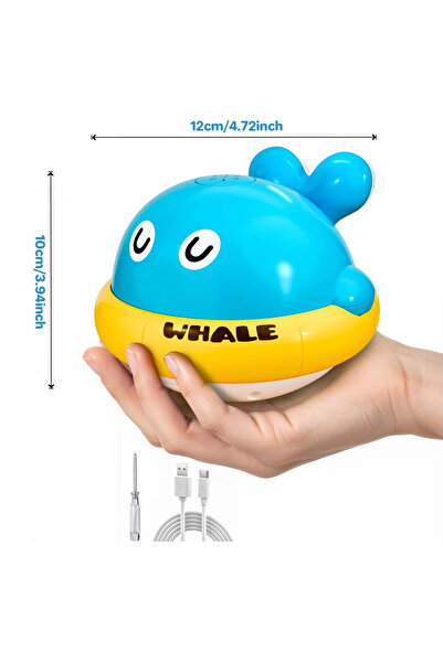 Choice V Blue Baby Bath Toys Toddler Bath Toys for Kids Light Up Whale Bath T...