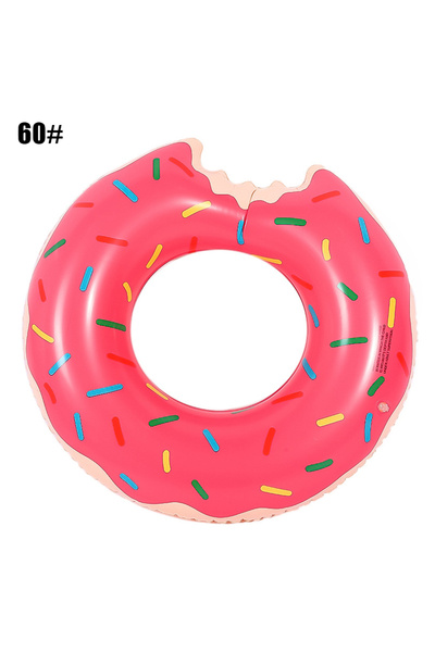 Choice 60 عوامة سباحة وردية قابلة للنفخ، مثالية لفصل الصيف، ولحمام السباحة، و...