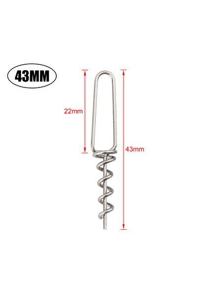 Choice دبوس تثبيت الطعم الناعم من خشب الورد 43 مم، زنبركي، قفل ثابت، متعدد ال...