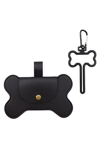 OEM Dispenser pungi igienice din piele ecologica in forma de os, pentru caini...