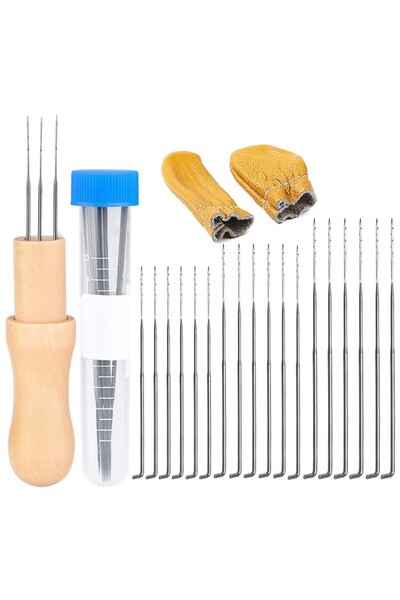 Choice Type 2 IMZAY Needle Felting Kit With 3 Sizes 18 Pcs Felting Needles Wo...