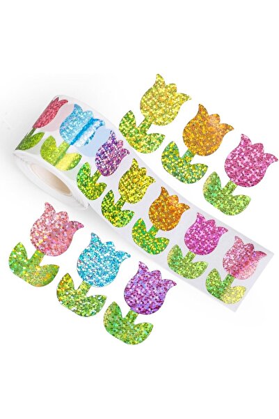 Choice لفافة ملصقات النحل (3 سم) - 500 قطعة - ملصقات ليزرية للنحل الطنان والف...