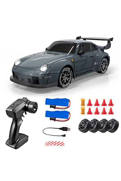 Choice1 سيارة سباق صغيرة زرقاء تعمل بالتحكم عن بعد 2B، نموذج دريفت بمقياس 1/2...