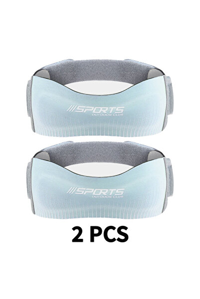 Choice واقي ركبة أزرق مكون من قطعتين، حزام ركبة قابل للتعديل، واقي وتر الرضفة...