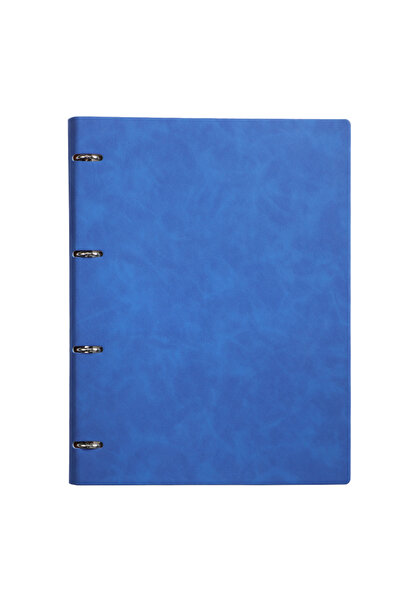 Choice A4 blue A4 Refillable PU Leather Notebook, 120g Thick Paper Ring Binde...