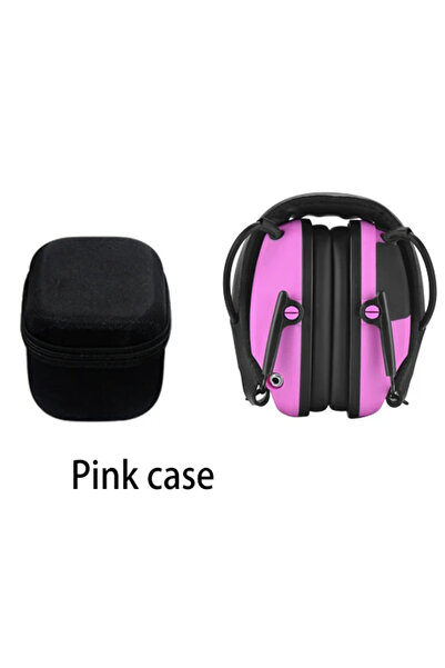 Choice واقيات أذن إلكترونية آمنة من زوهان، لون وردي مع حافظة، لحماية السمع أث...
