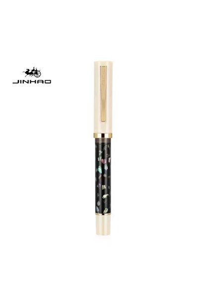 Choice F black with white JINHAO 58 Wood / Scrimshaw Fountain Pen Student F E...