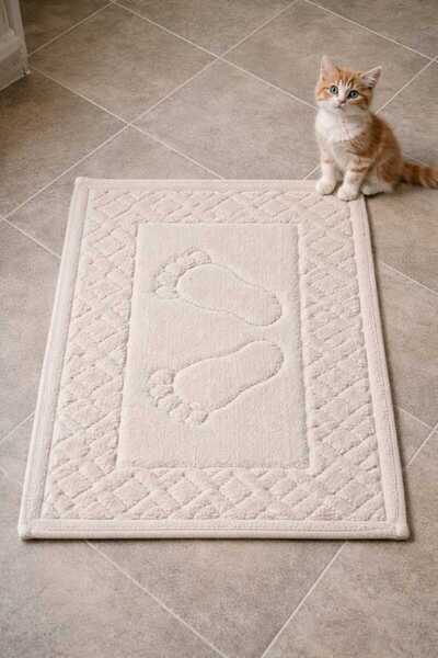 HOMEMOME Cotton Foot Mat 40*60 Stone