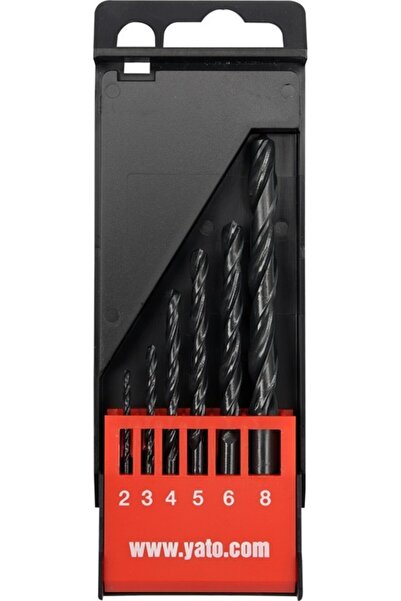 Other HSS metal drill bits, 2-8 mm, set. 6 pcs. YT-4460 YATO