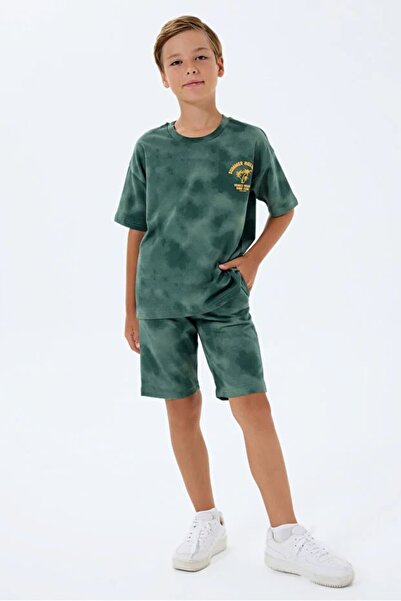 YUYİ ROLY POLY bumbac 100% SET PANTALONI SCURTĂ CU Mânecă scurtă pentru băieț...