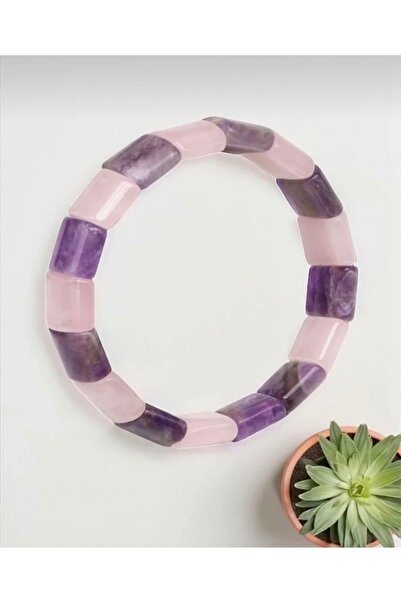 Taşmir سوار رولكس من حجر الكوارتز الوردي الطبيعي مقاس 12 × 15 ملم بقطع خاص