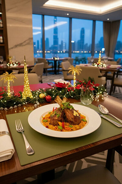 Morika Hotel & Home Textile Basic Serisi 6'lı Suni Deri Amerikan Servisi Seti...