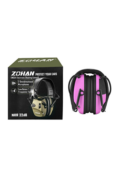 Choice Pink ZOHAN Electronic Safety Ear Muffs Shooting Hearing Protection Aut...