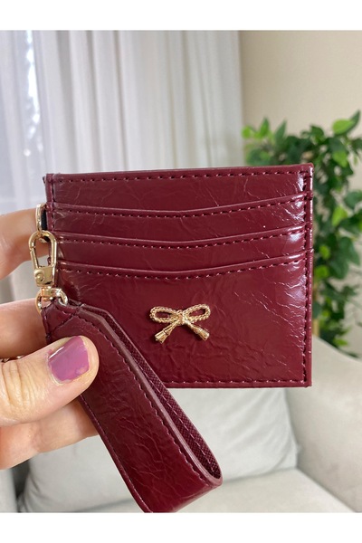 Nevalia Kadın Çok Renkli Mini Kartlık Cüzdan El Çantası-Anahtarlıklı Küçük Cü...