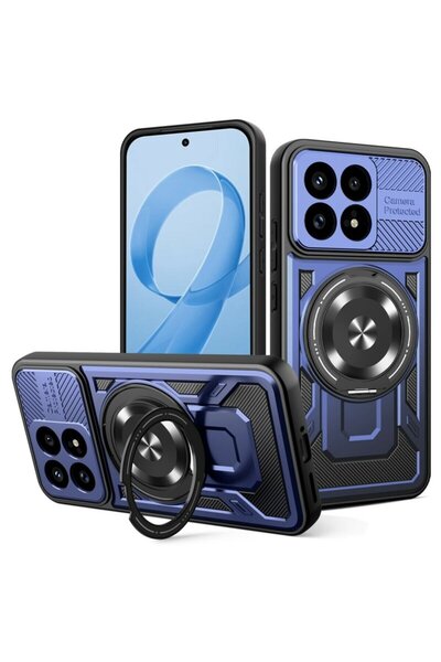 Techsuit Xiaomi Poco F8 Pro RuggedCam, μπλε