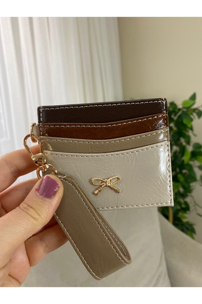 Nevalia محفظة صغيرة متعددة الألوان للنساء - محفظة صغيرة وحامل بطاقات مع حلقة ...