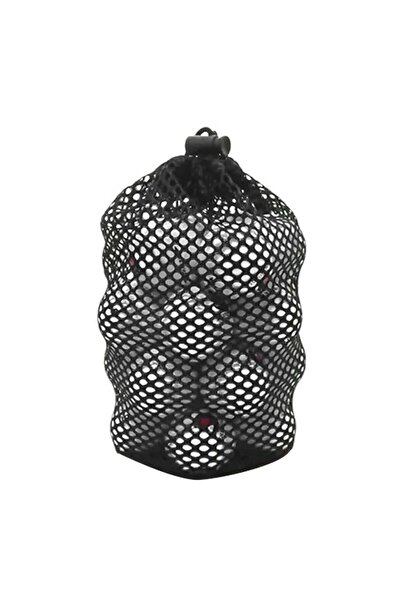 Choice M Black Golf Ball Pouch Bag with Durable Nylon Material Sports Mesh Ne...