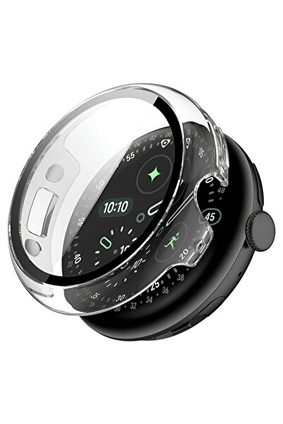 Techsuit 360° Package Case + Film for Google Pixel Watch 4 41mm Defense, Tran...