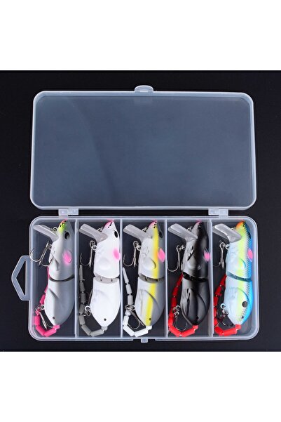 Choice H123-5PCS BOX 5Pcs/Box Mouse Lure Artificial Plastic Mouse Fishing Lur...
