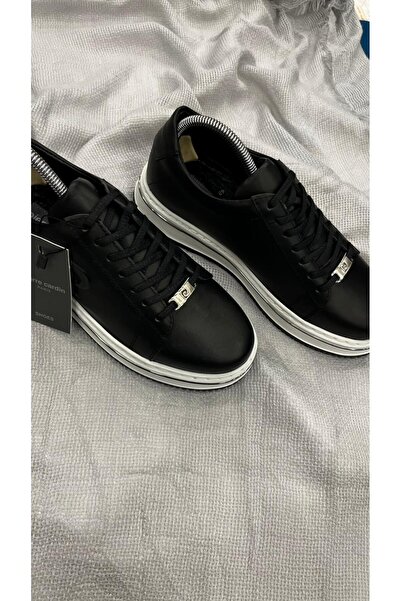 Pierre Cardin PREMIUM CASUAL ΜΑΥΡΑ ΠΑΠΟΥΤΣΙΑ