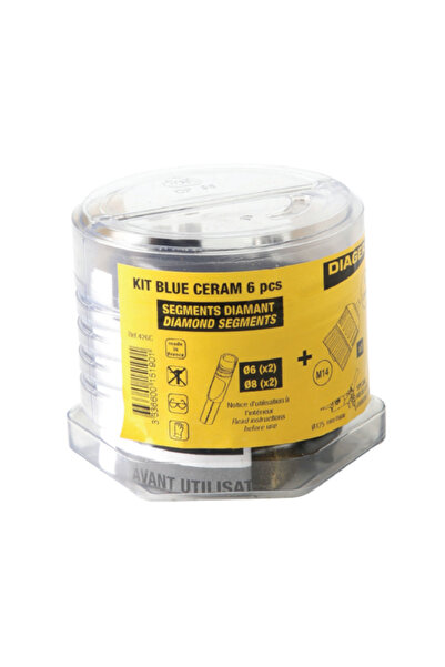 DIAGER Σετ τρυπανιών διαμαντένιου καρβιδίου για κεραμικά πλακίδια 6 τεμαχίων