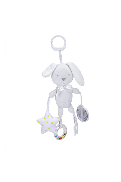 Choice WHITE Soft Elephant Plush Bell Rattles Animal Handbells Rattles Plush ...