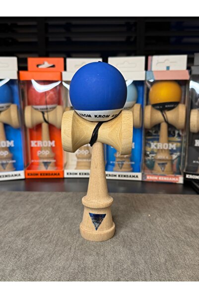 Krom Kendama KENDAMA KROM POP DARK BLUE RUBBER LARGE CUPS BALL BEARING