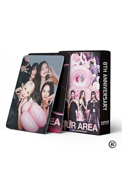 Choice مجموعة من 55 قطعة من بطاقات لومو لفرقة الفتيات الكورية UNIS CURIOUS بم...