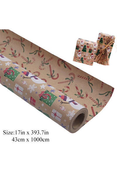 Choice ورق تغليف هدايا متعدد الاستخدامات، لفة واحدة، 17 بوصة × 32.8 قدم، ورق ...